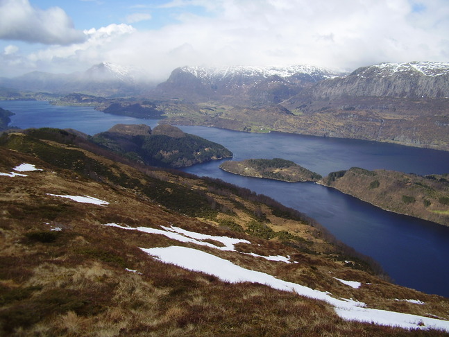 Dalsfjorden mot vest